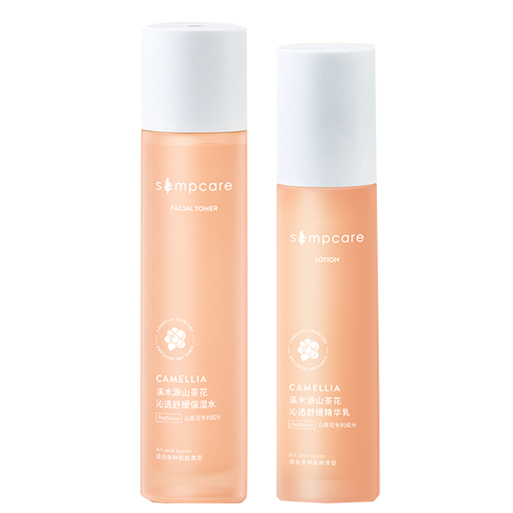 溪木源 山茶花沁透舒缓护肤套装