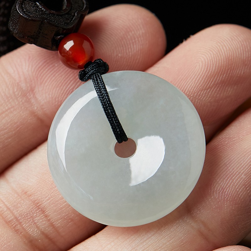 曼丽翠 饱满亮泽平安扣吊坠