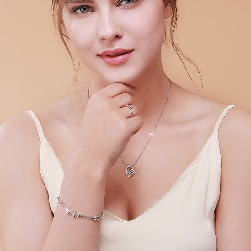 花影双层五角星手链