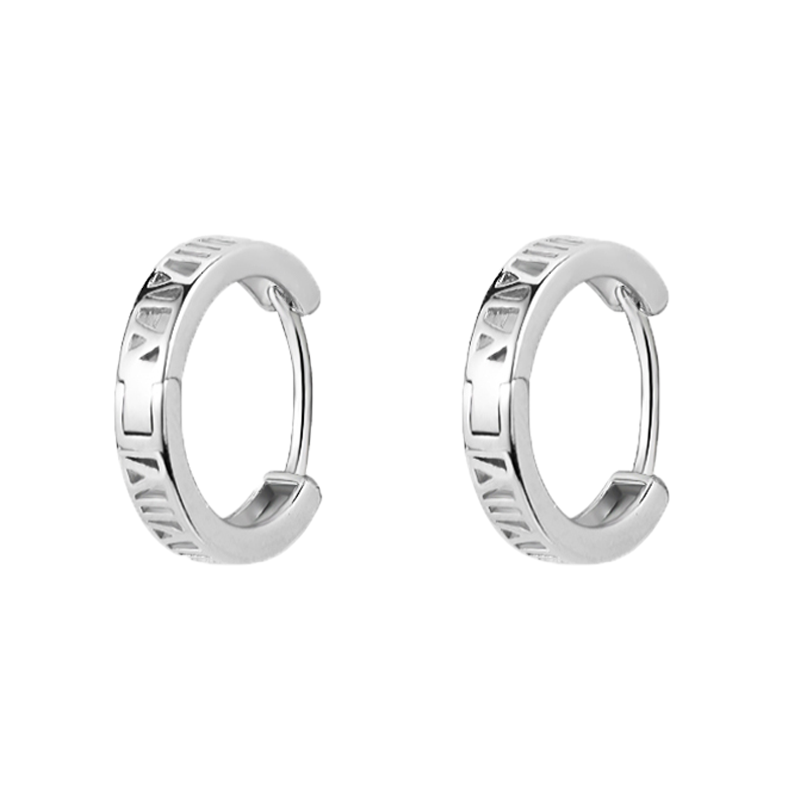 WF 罗马数字耳饰