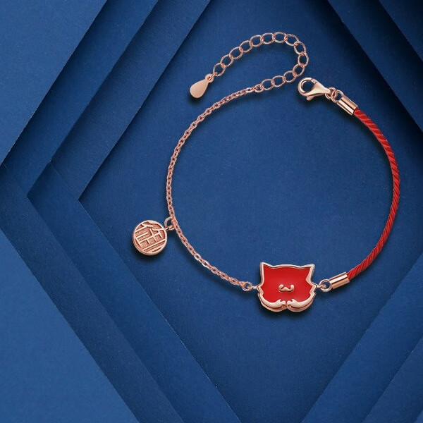 欧芙丽 御猫纯银 手链