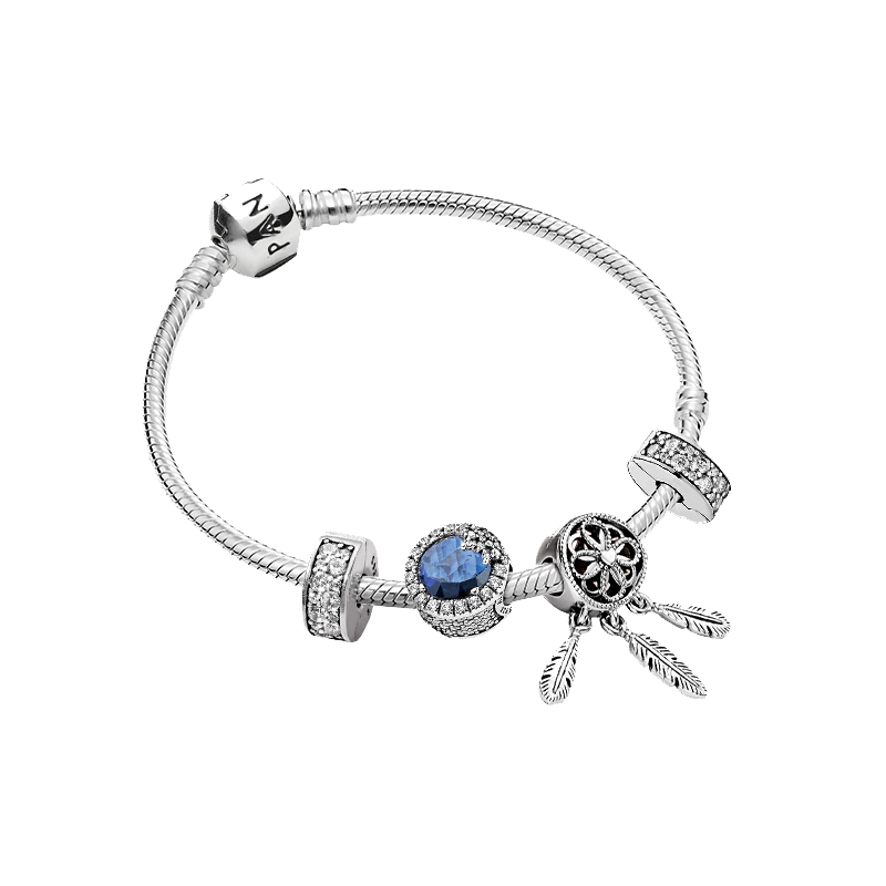 潘多拉 捕梦网银质手链