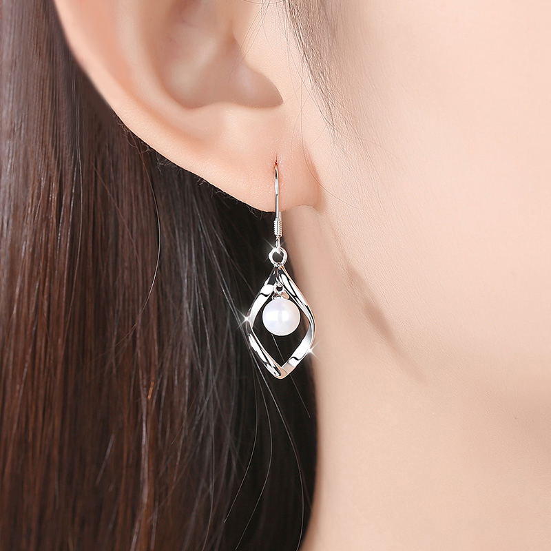 桑玛 简约珍珠耳环