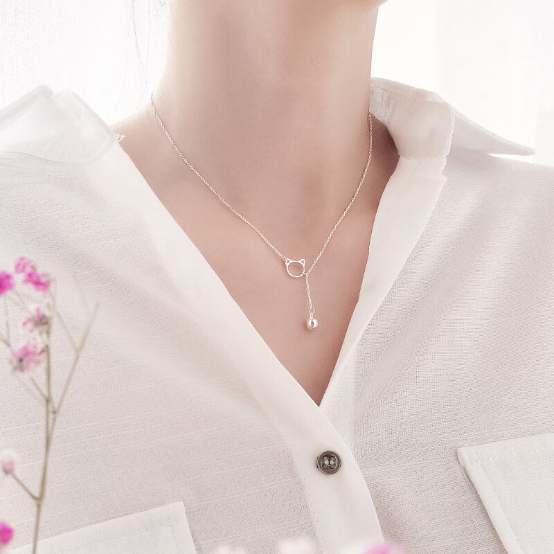 曼蒂娅 清新猫咪项链