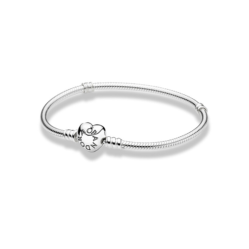 潘多拉 心形链扣手链