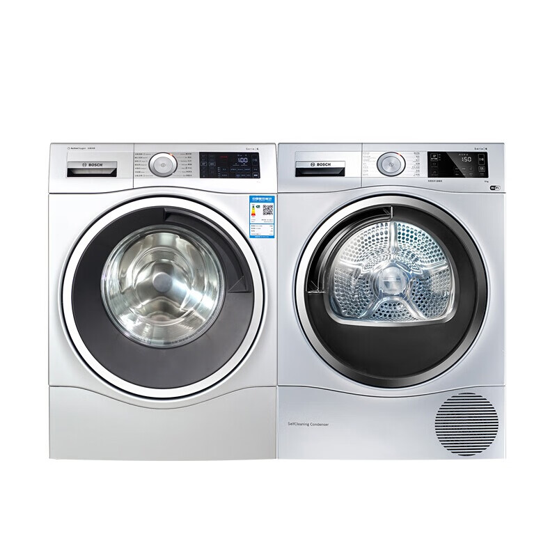 博世 活氧除菌大容量洗烘套装