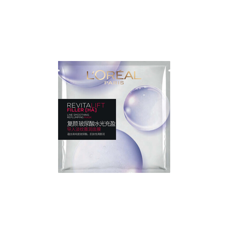欧莱雅 复颜玻尿酸水光充盈面膜