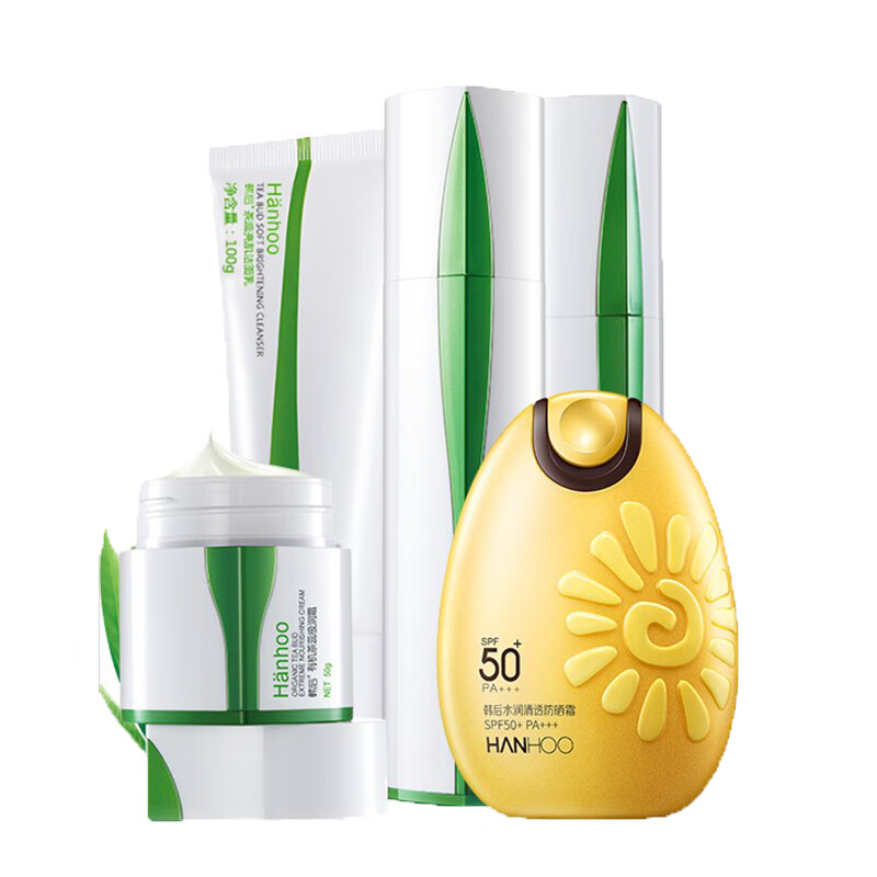 韩后 白茶精粹护肤套装