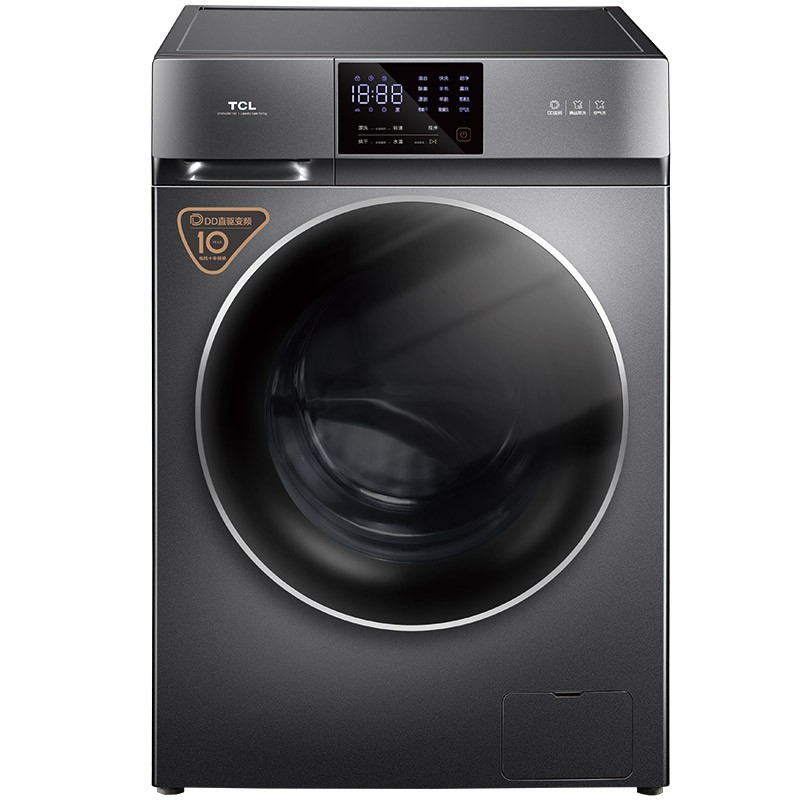TCL 10公斤直驱滚筒洗衣机