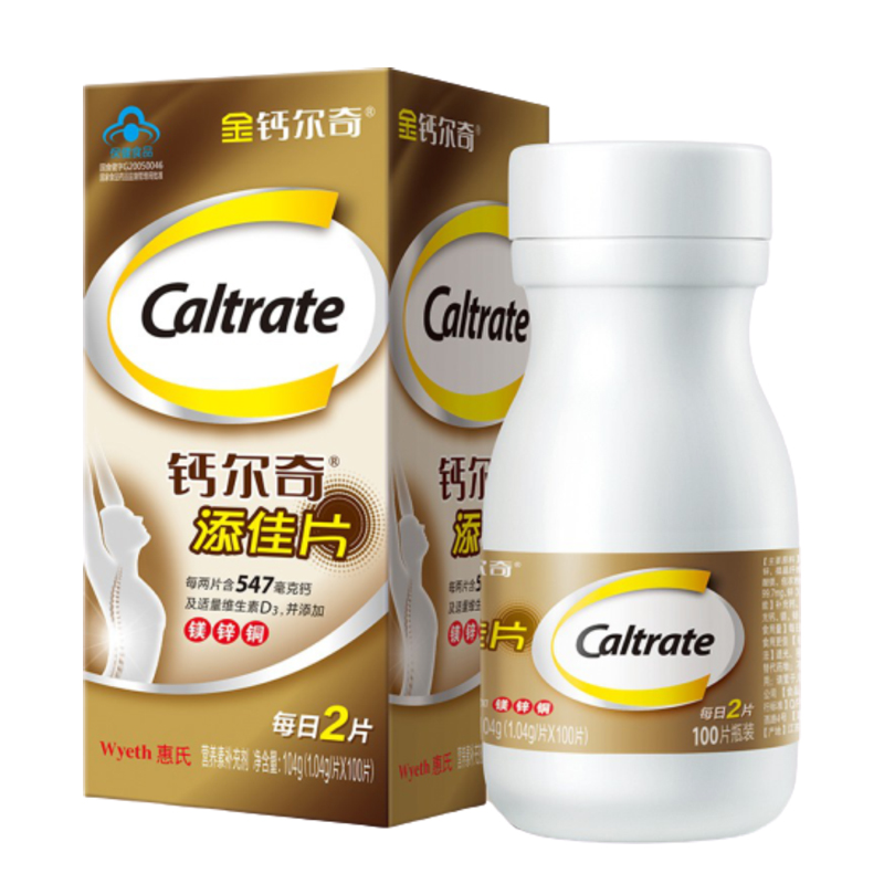 钙尔奇 金装添佳钙片