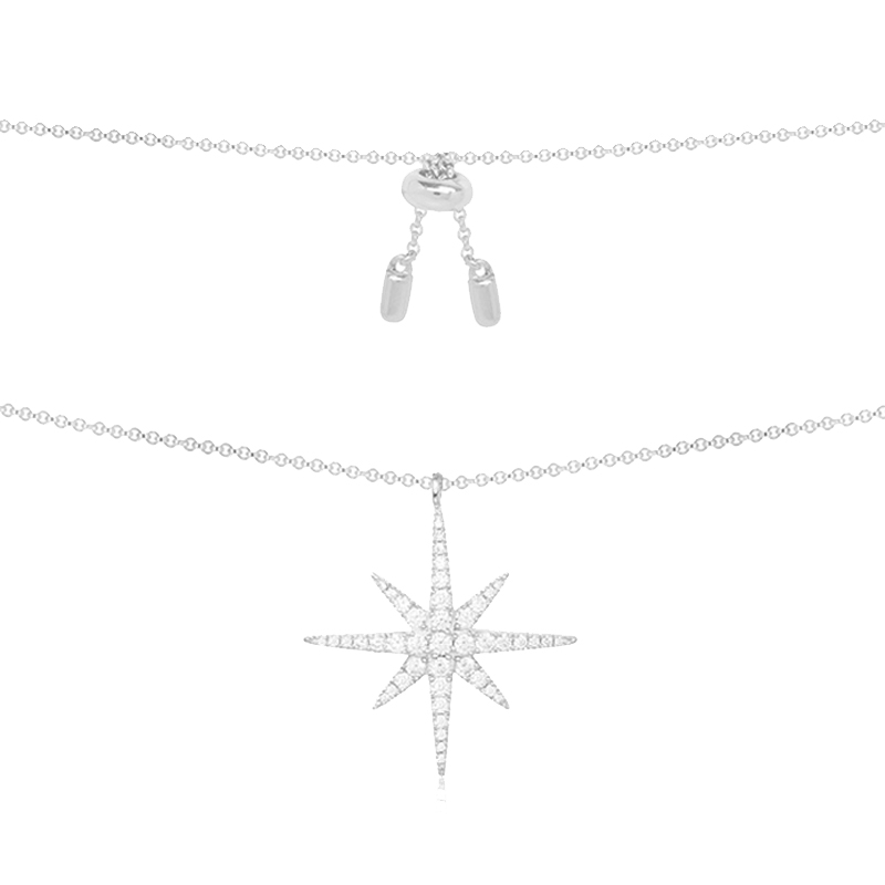 APM 气质六芒星银项链