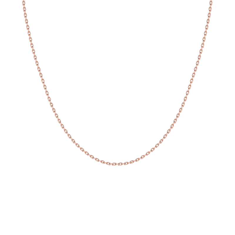 瑷嘉莎 玫瑰金色项链