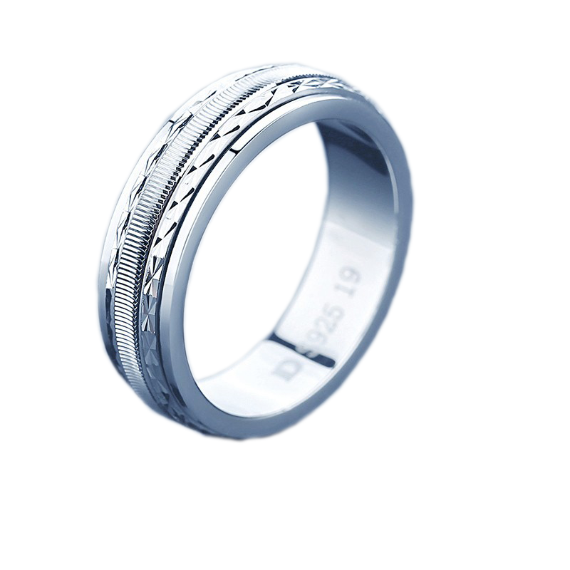 妮洛雅 925纯银个性戒指