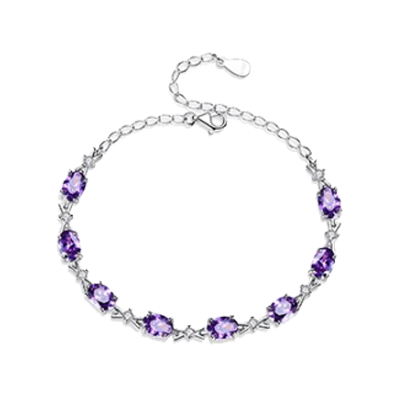 妮爱 925银托帕石手链