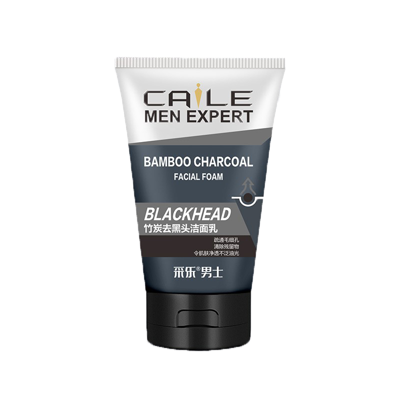 采乐 男士竹炭深层洗面奶