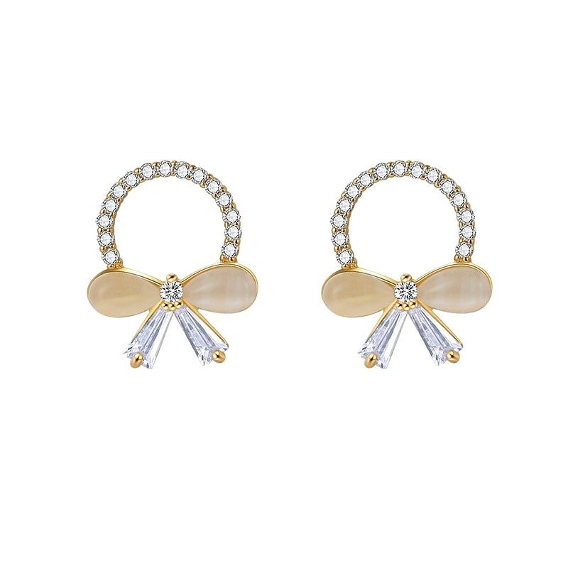 Tsful 圆圈蝴蝶结 耳饰