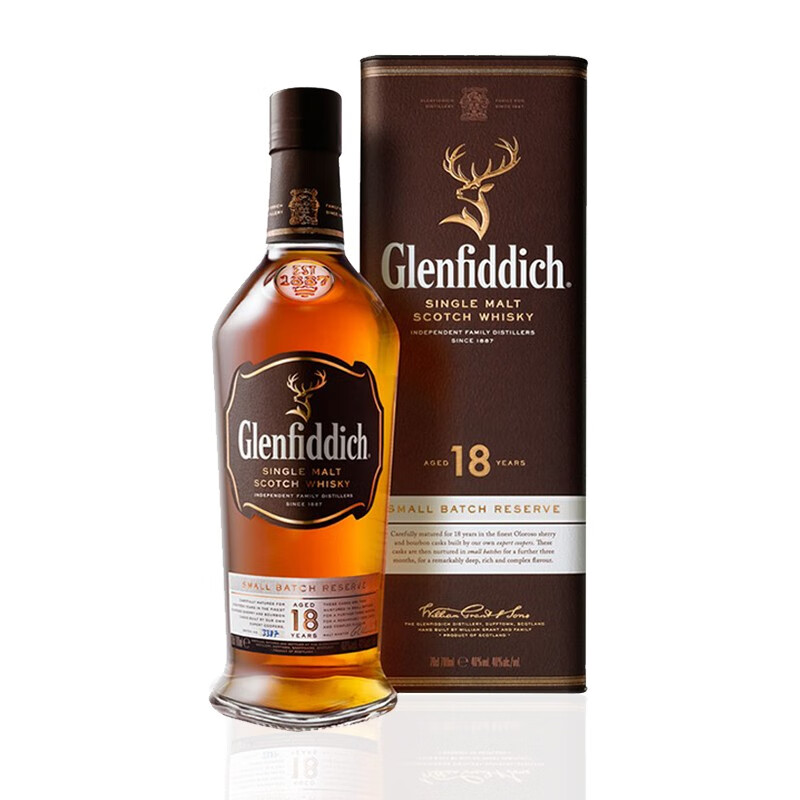 格兰菲迪 18年泥煤威士忌