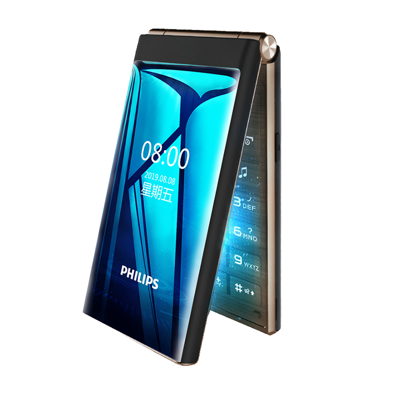 飞利浦 高品质转轴翻盖手机