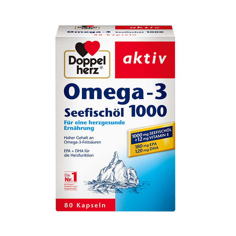 双心 鲜活提纯 鱼油胶囊