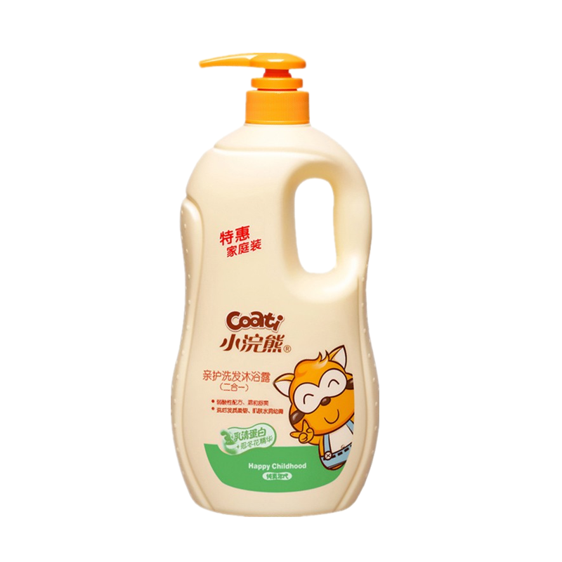 小浣熊无泪温和配方儿童沐浴露