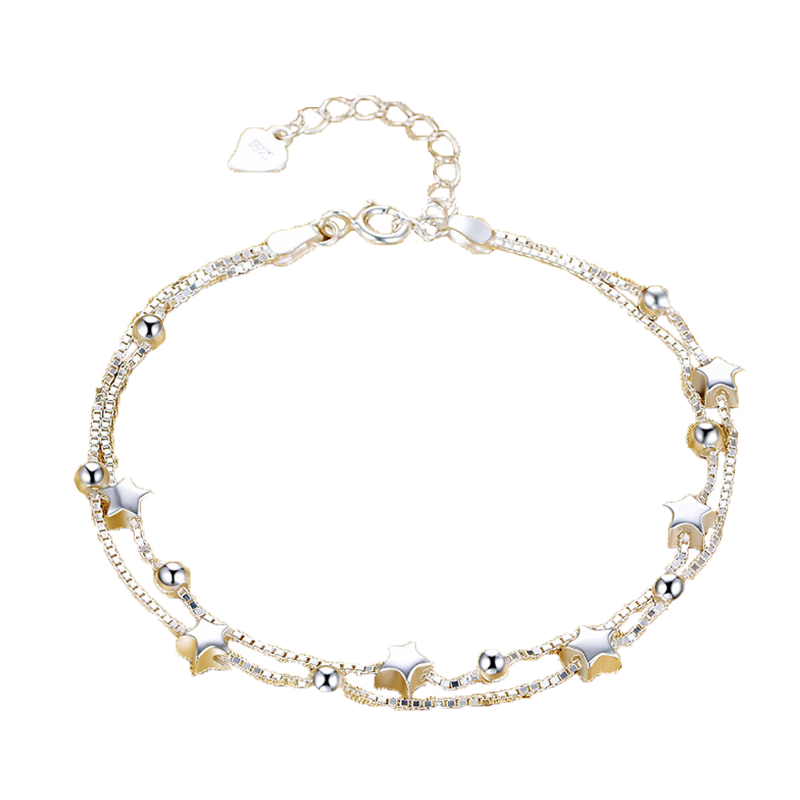 曼蒂娅 纯银星空简约 手链