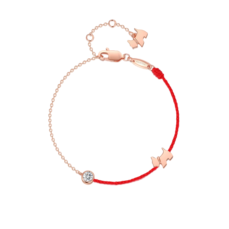 AGATHA 红绳手链