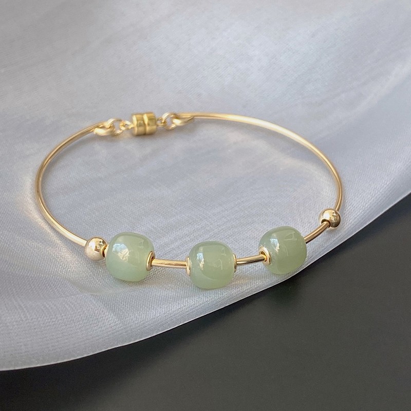 晓色 柔美温婉和田玉手链