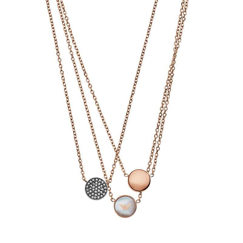 阿玛尼 叠戴 项链