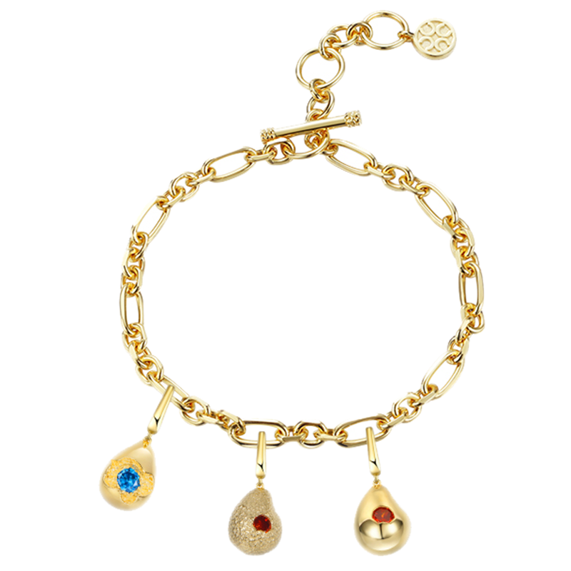 Orange Cube吊坠手链