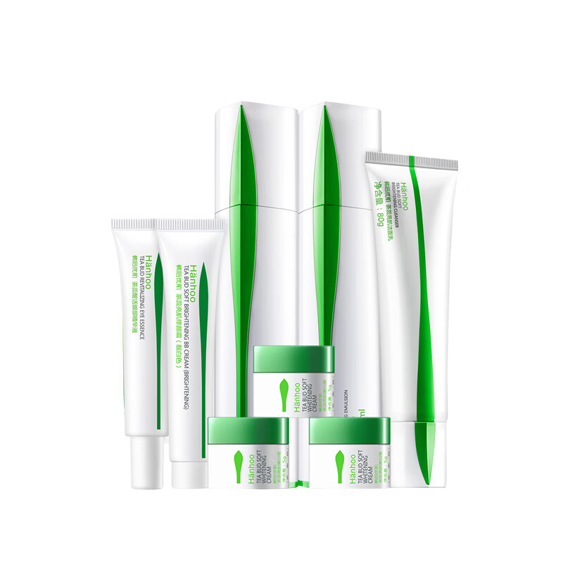 韩后 茶蕊美白护肤套装