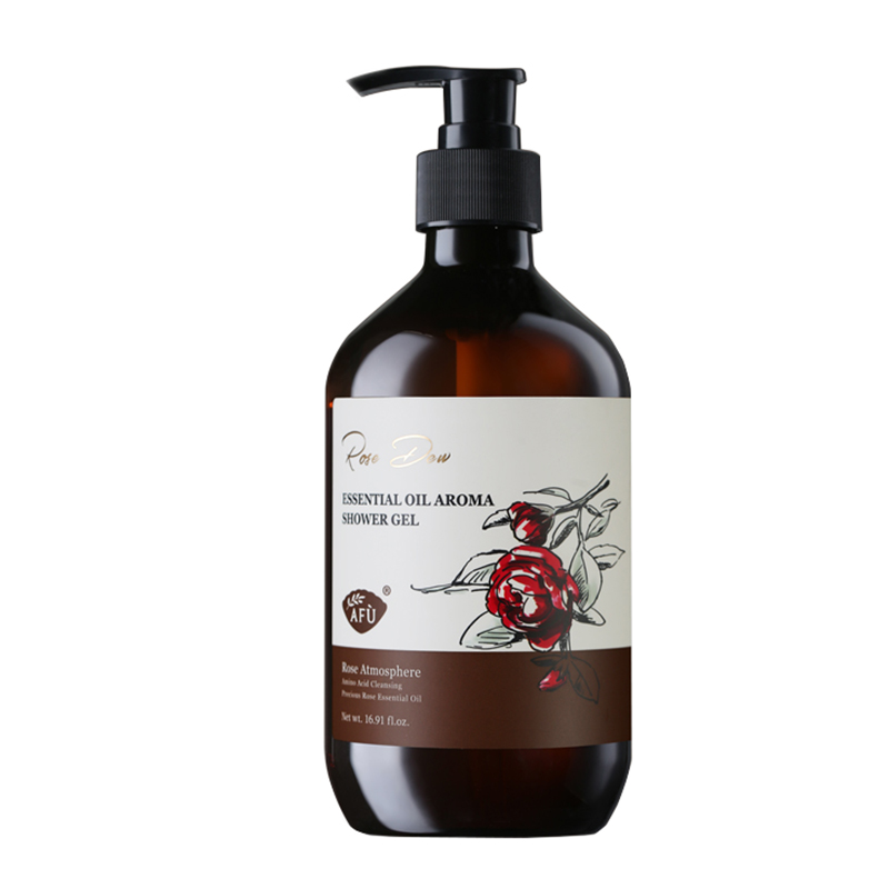 阿芙水润玫瑰精华沐浴露