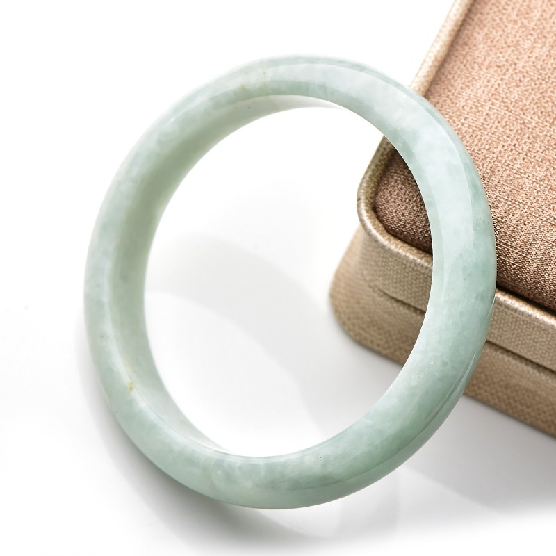 千载一玉 女款飘花玉镯玉石手镯