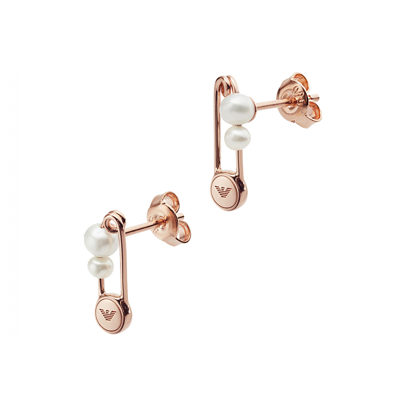 阿玛尼 回形针 耳饰