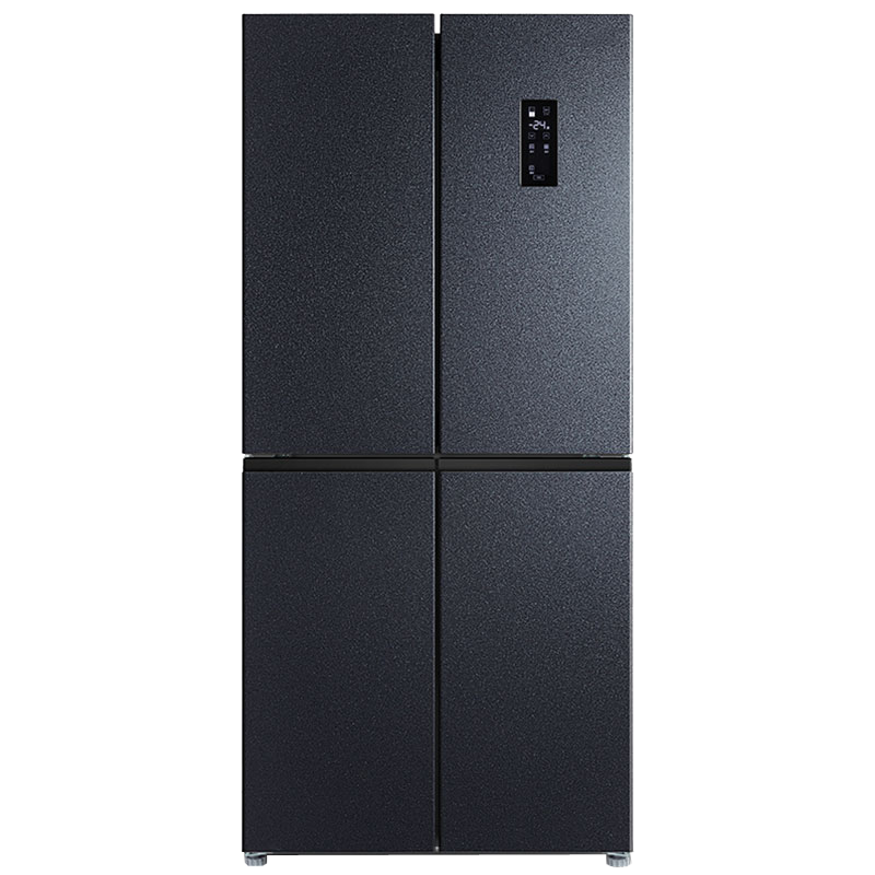 TCL一体成型十字对开门冰箱
