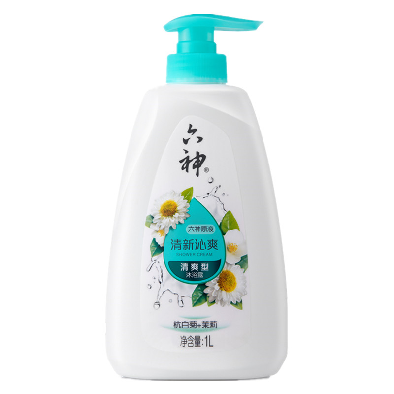 六神 白菊茉莉沐浴露