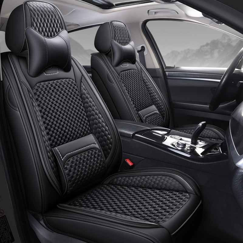 纯点 防刮耐磨 皮革座垫