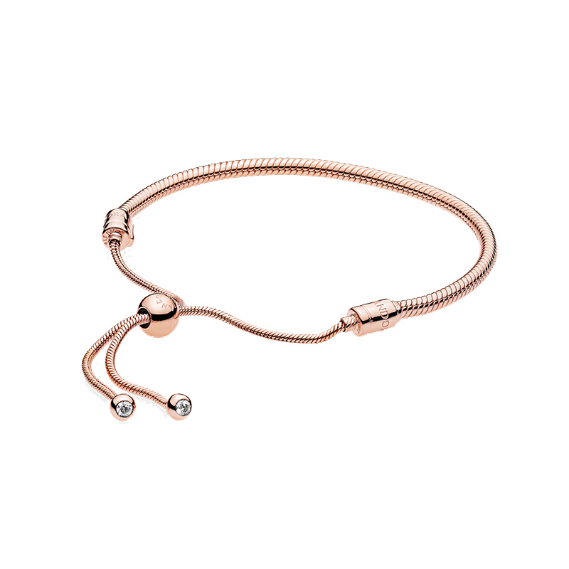 潘多拉 胭脂粉合金手链