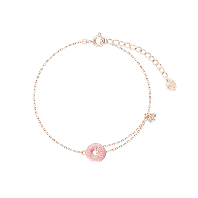 AGATHA 草莓牛奶 手链