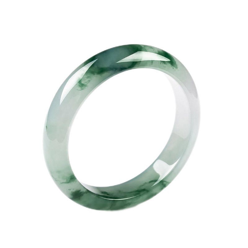 艾选潮品 厚实饱满 翡翠手镯