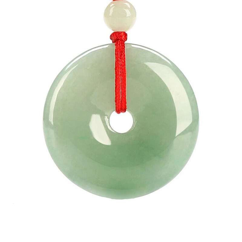 凤禧 满绿平安扣 翡翠吊坠