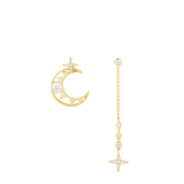 APM 梦幻星月耳钉