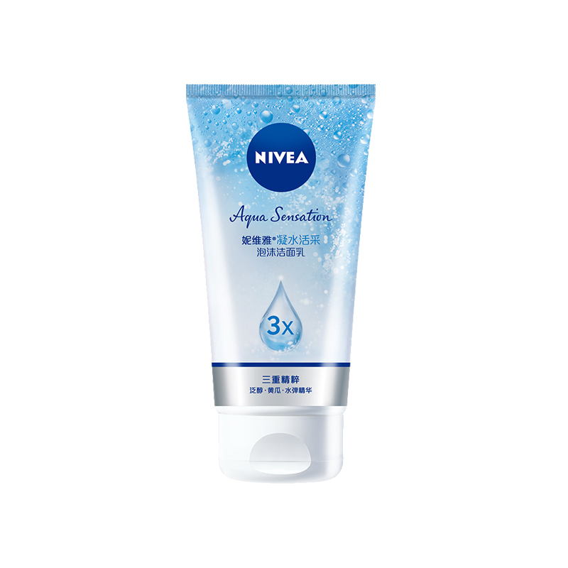 妮维雅 凝水活采泡沫洁面乳
