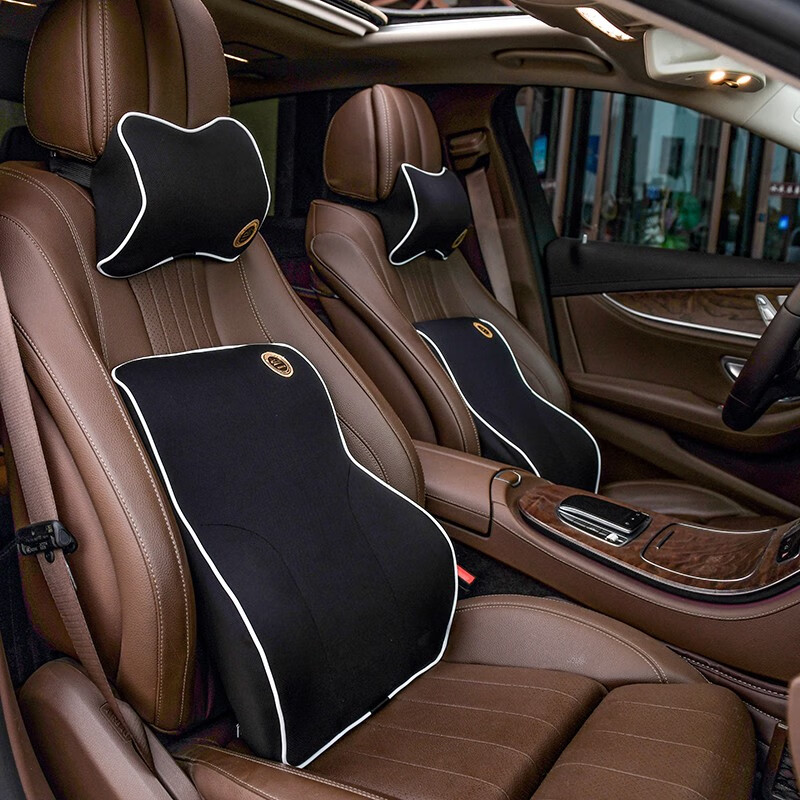 硕基 舒适支撑车载头枕腰靠