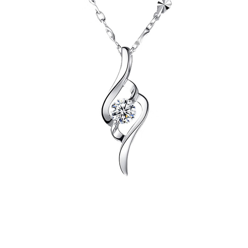 法蔻 镀白金锁骨链