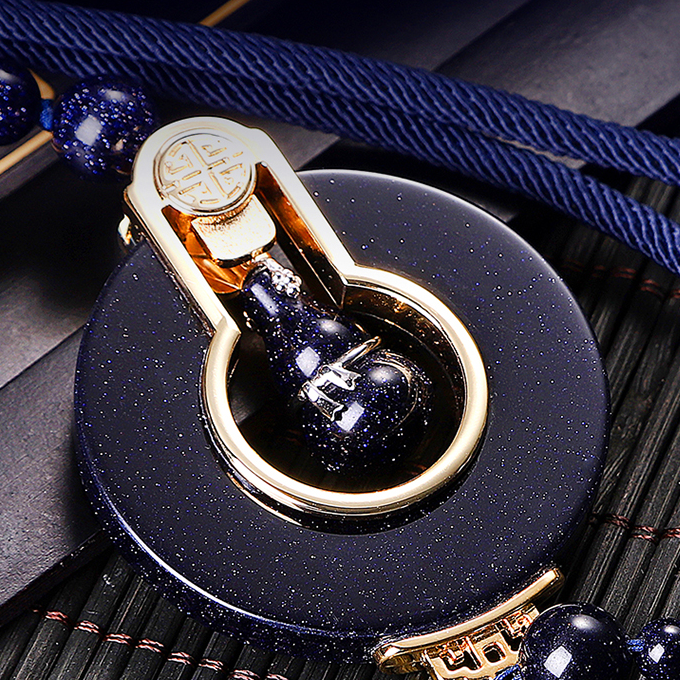 爱丽斯 高档优质蓝砂石挂件