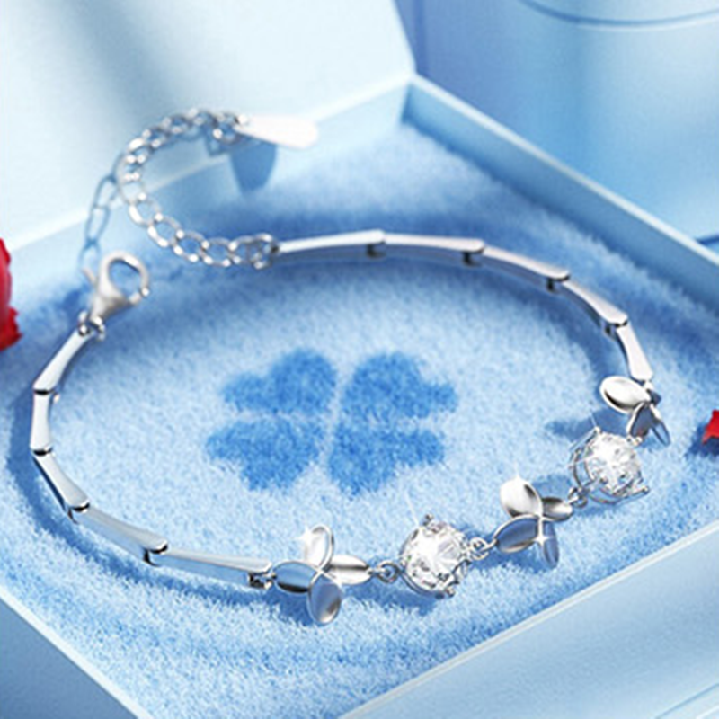 沫兰 优质锆石气质手链