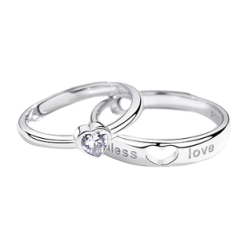 沫兰甜蜜爱恋开口对戒