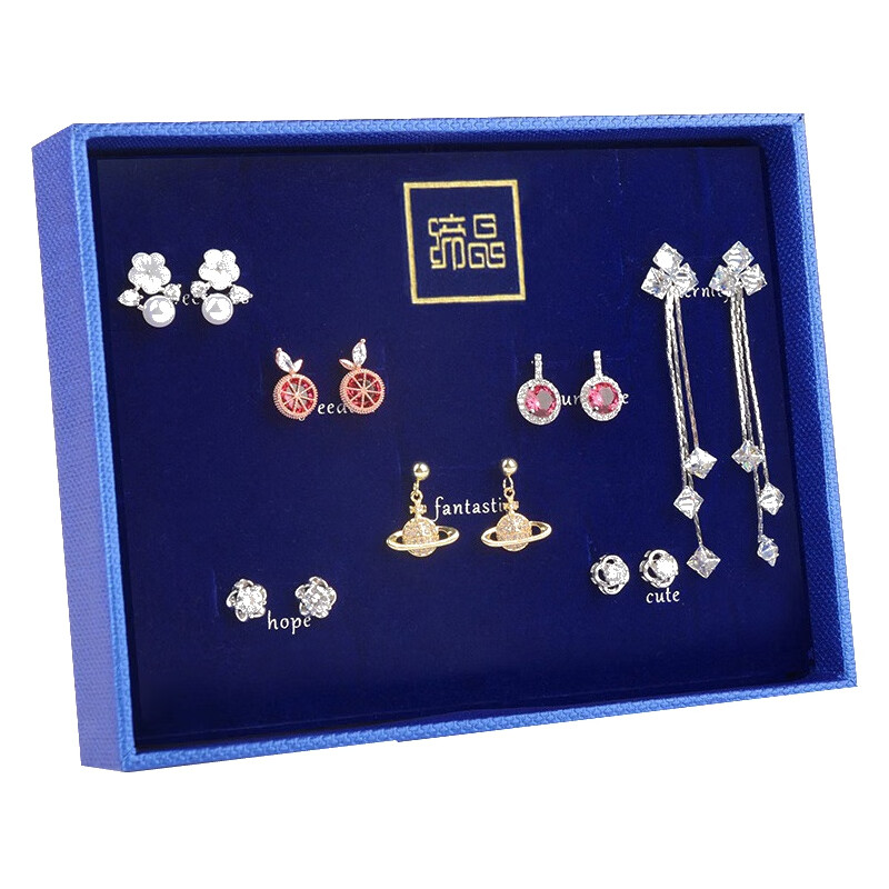 缔晶礼盒套装灵动耳饰