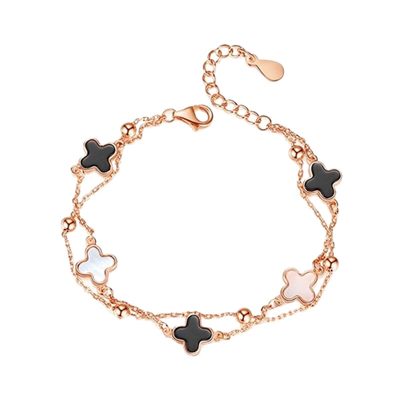 艾素双链四叶草手链