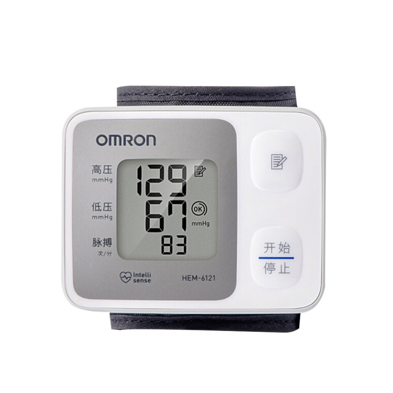 欧姆龙 一键操作 血压计